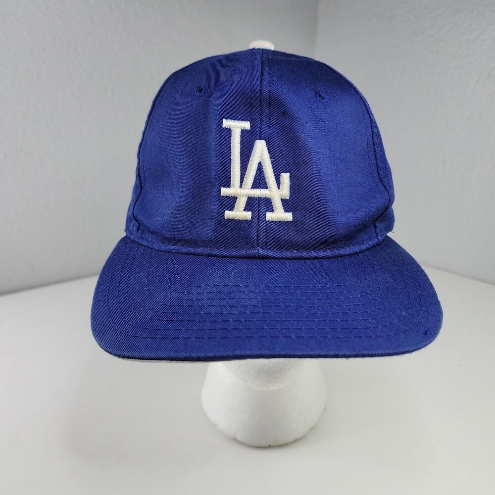 Vintage LA Dodgers Snapback Hat New Era Pro Model 90s MLB Dominican Republic